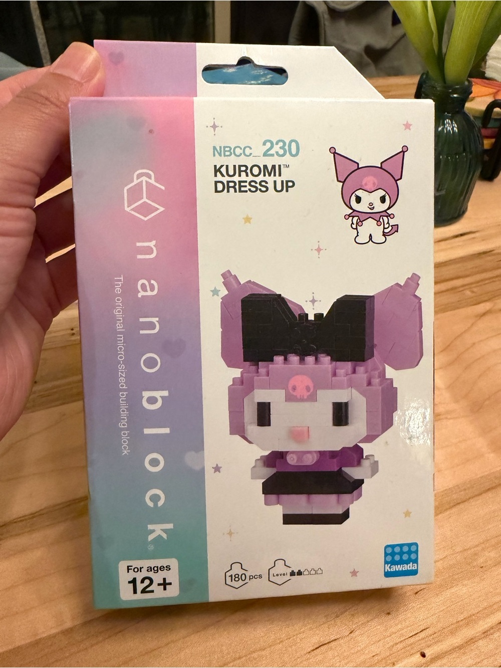 Nanoblock Kuromi Dress Up Building Set - Purple